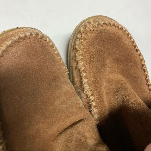 Columbia Women's Minx Moccasin waterproof Omni-Heat leather suede snow boots 7 - Picture 14 of 15